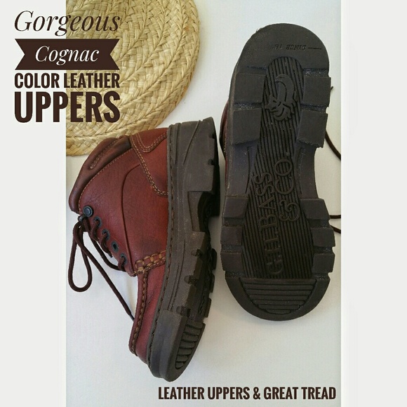 G.H. Bass & Co. Leather Hiker Boots Women's Size 7 - Picture 2 of 4